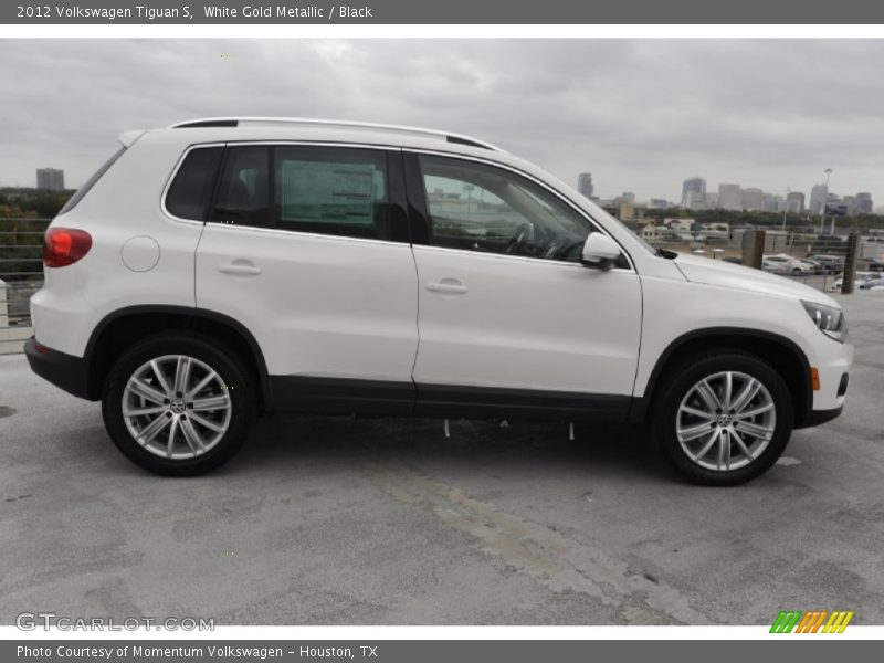 White Gold Metallic / Black 2012 Volkswagen Tiguan S