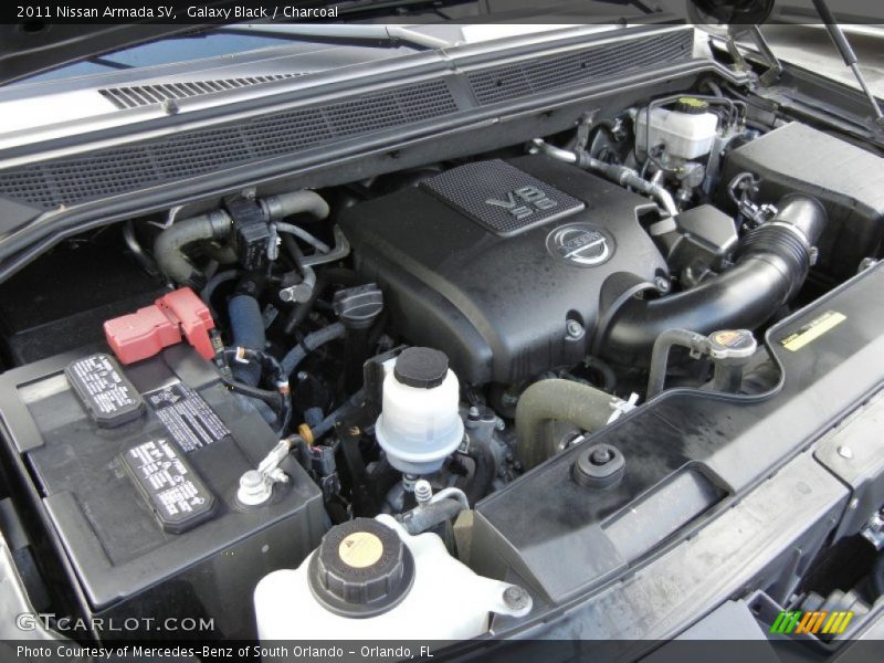  2011 Armada SV Engine - 5.6 Liter Flex-Fuel DOHC 32-Valve CVTCS V8