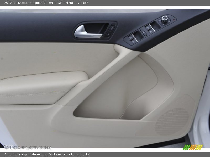 White Gold Metallic / Black 2012 Volkswagen Tiguan S