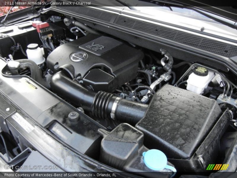Galaxy Black / Charcoal 2011 Nissan Armada SV