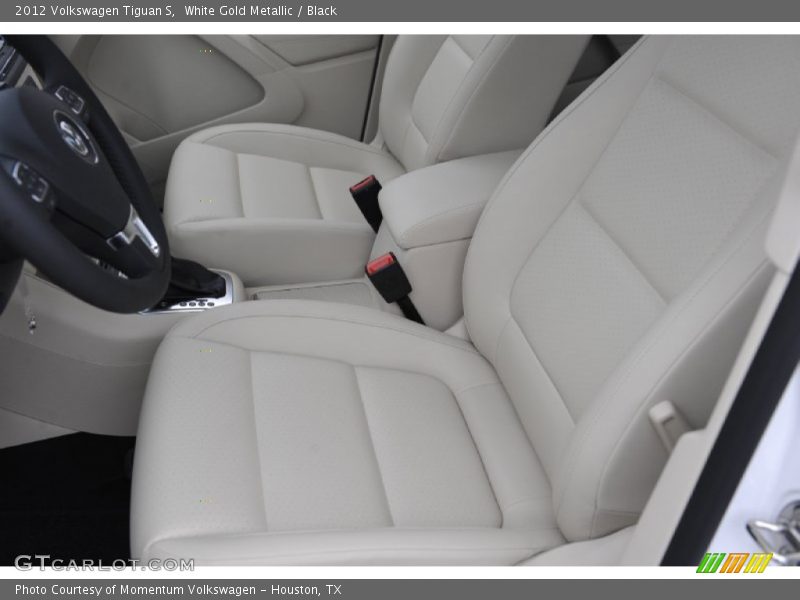 White Gold Metallic / Black 2012 Volkswagen Tiguan S