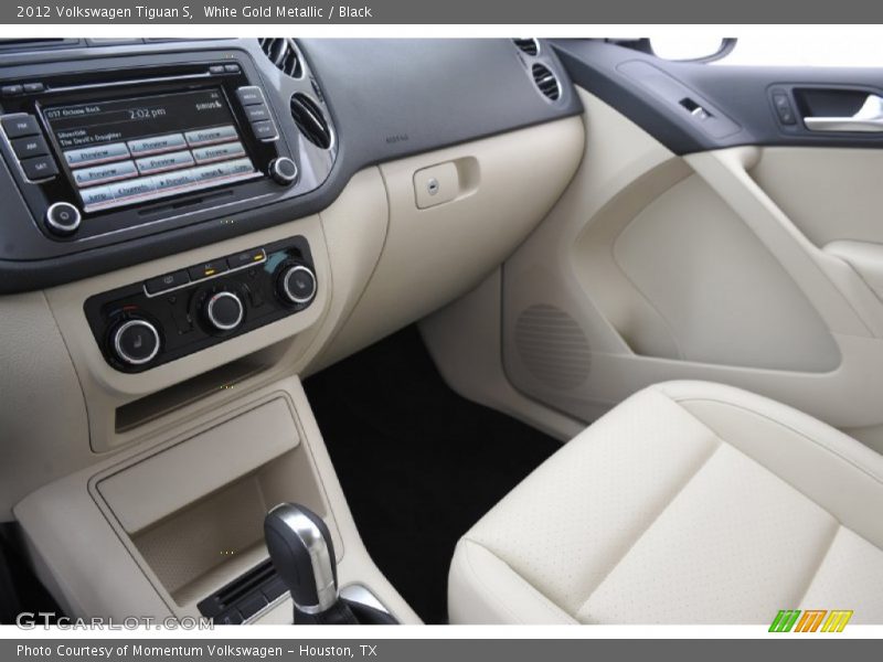 White Gold Metallic / Black 2012 Volkswagen Tiguan S