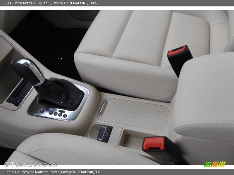 White Gold Metallic / Black 2012 Volkswagen Tiguan S