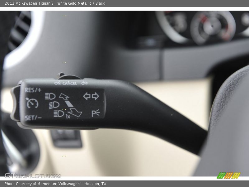 White Gold Metallic / Black 2012 Volkswagen Tiguan S
