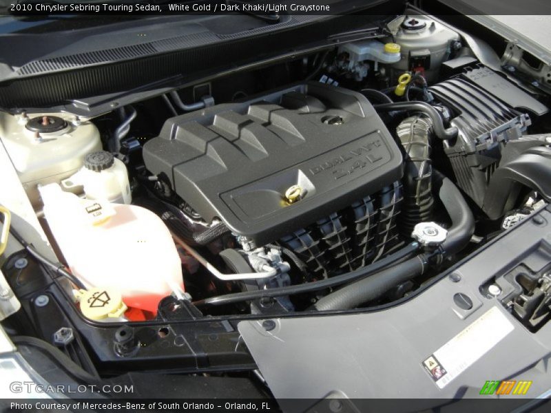 White Gold / Dark Khaki/Light Graystone 2010 Chrysler Sebring Touring Sedan