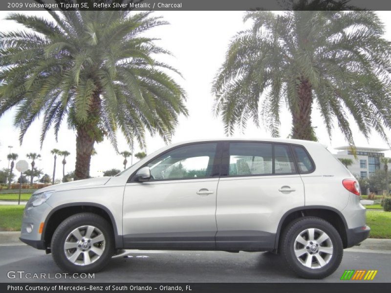Reflex Silver Metallic / Charcoal 2009 Volkswagen Tiguan SE