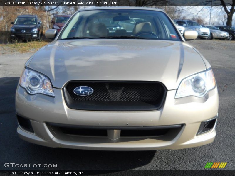 Harvest Gold Metallic / Off Black 2008 Subaru Legacy 2.5i Sedan