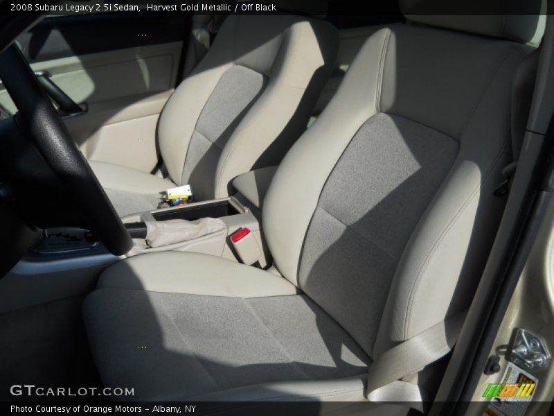 Harvest Gold Metallic / Off Black 2008 Subaru Legacy 2.5i Sedan