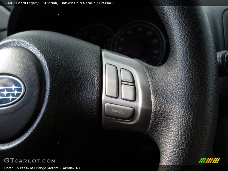Harvest Gold Metallic / Off Black 2008 Subaru Legacy 2.5i Sedan