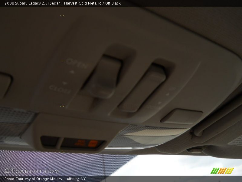 Harvest Gold Metallic / Off Black 2008 Subaru Legacy 2.5i Sedan