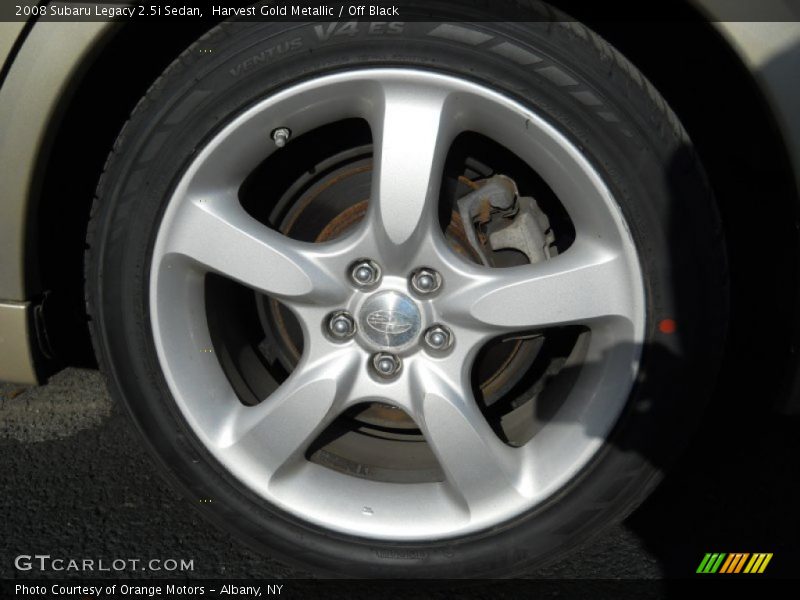 Harvest Gold Metallic / Off Black 2008 Subaru Legacy 2.5i Sedan