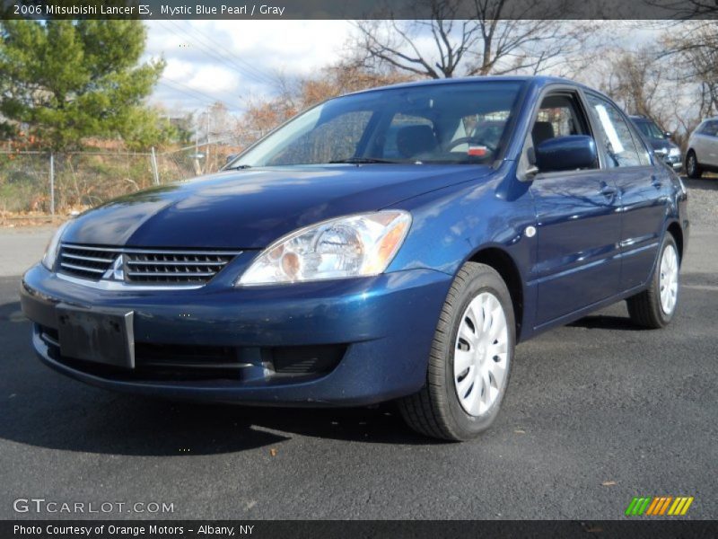 Mystic Blue Pearl / Gray 2006 Mitsubishi Lancer ES