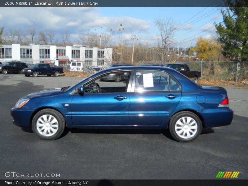 Mystic Blue Pearl / Gray 2006 Mitsubishi Lancer ES