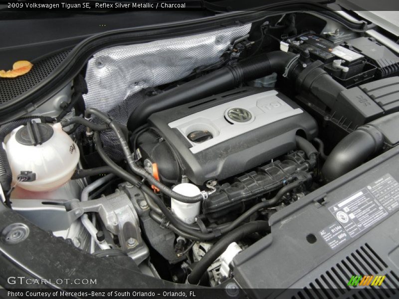 Reflex Silver Metallic / Charcoal 2009 Volkswagen Tiguan SE
