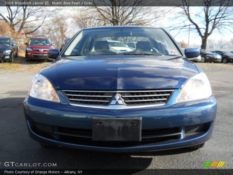 Mystic Blue Pearl / Gray 2006 Mitsubishi Lancer ES
