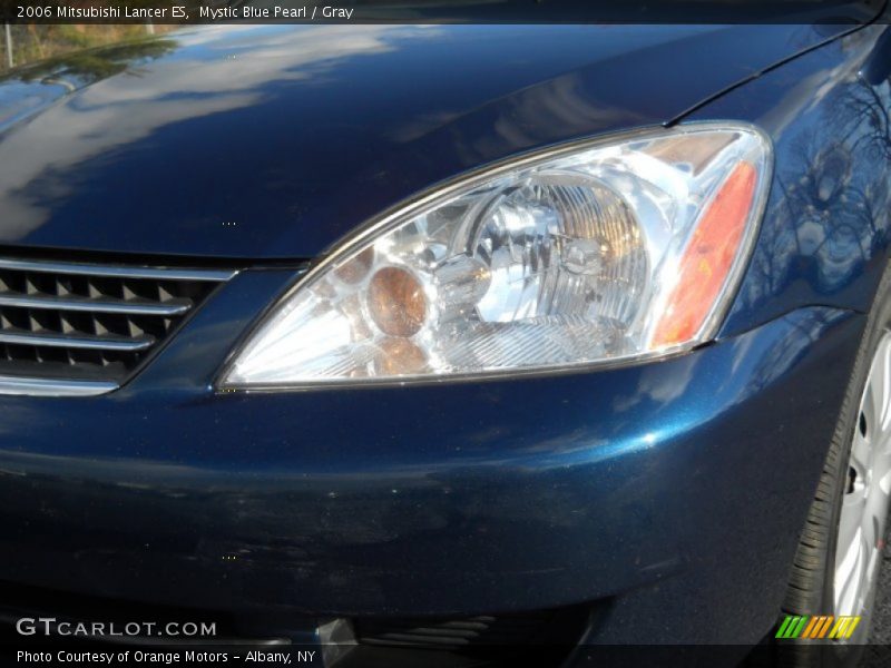 Mystic Blue Pearl / Gray 2006 Mitsubishi Lancer ES