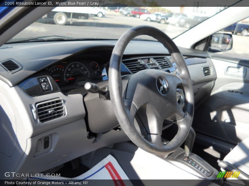 Mystic Blue Pearl / Gray 2006 Mitsubishi Lancer ES
