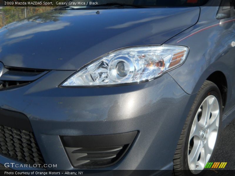 Galaxy Gray Mica / Black 2009 Mazda MAZDA5 Sport