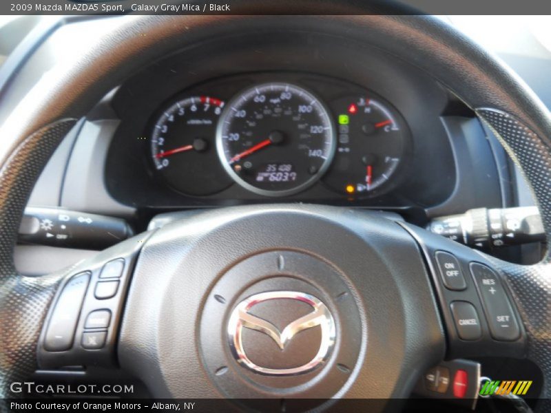 Galaxy Gray Mica / Black 2009 Mazda MAZDA5 Sport
