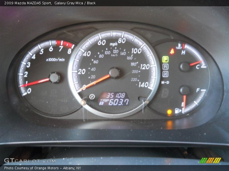  2009 MAZDA5 Sport Sport Gauges