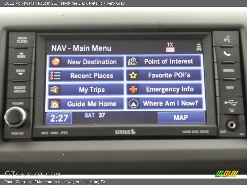 Nocturne Black Metallic / Aero Gray 2012 Volkswagen Routan SEL