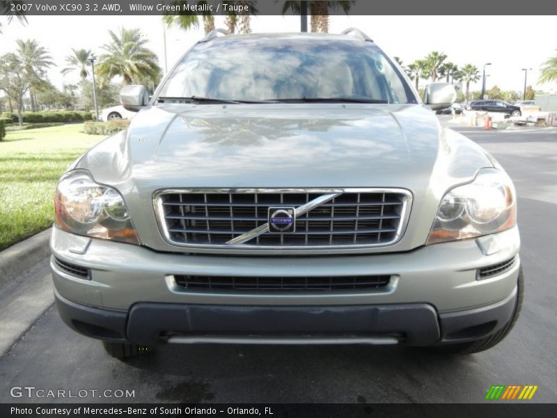 Willow Green Metallic / Taupe 2007 Volvo XC90 3.2 AWD
