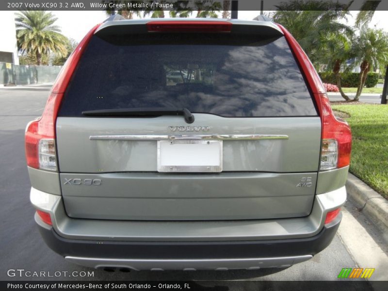 Willow Green Metallic / Taupe 2007 Volvo XC90 3.2 AWD