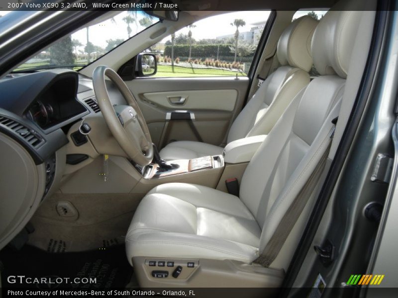 Willow Green Metallic / Taupe 2007 Volvo XC90 3.2 AWD