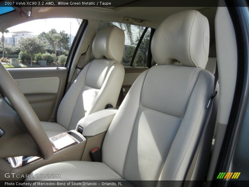 Willow Green Metallic / Taupe 2007 Volvo XC90 3.2 AWD