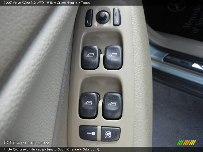 Willow Green Metallic / Taupe 2007 Volvo XC90 3.2 AWD