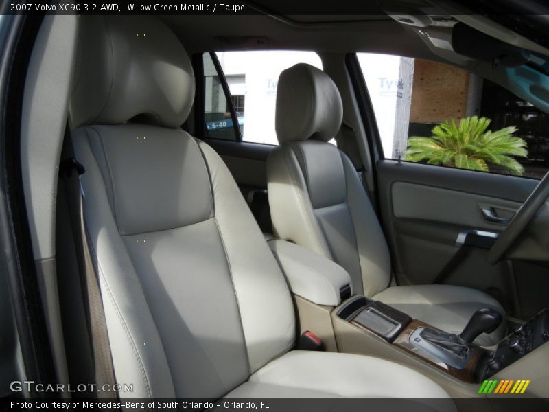 Willow Green Metallic / Taupe 2007 Volvo XC90 3.2 AWD