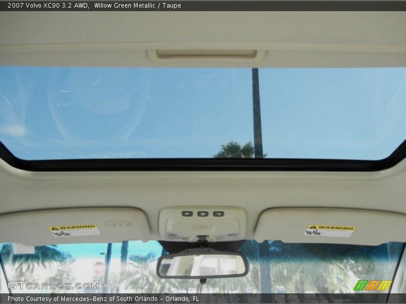 Willow Green Metallic / Taupe 2007 Volvo XC90 3.2 AWD