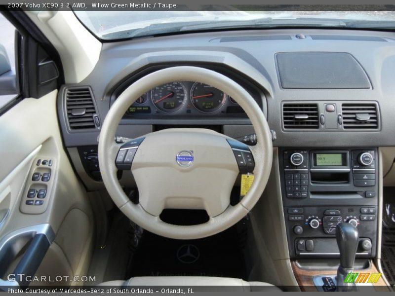 Willow Green Metallic / Taupe 2007 Volvo XC90 3.2 AWD