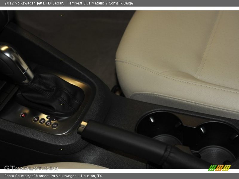 Tempest Blue Metallic / Cornsilk Beige 2012 Volkswagen Jetta TDI Sedan