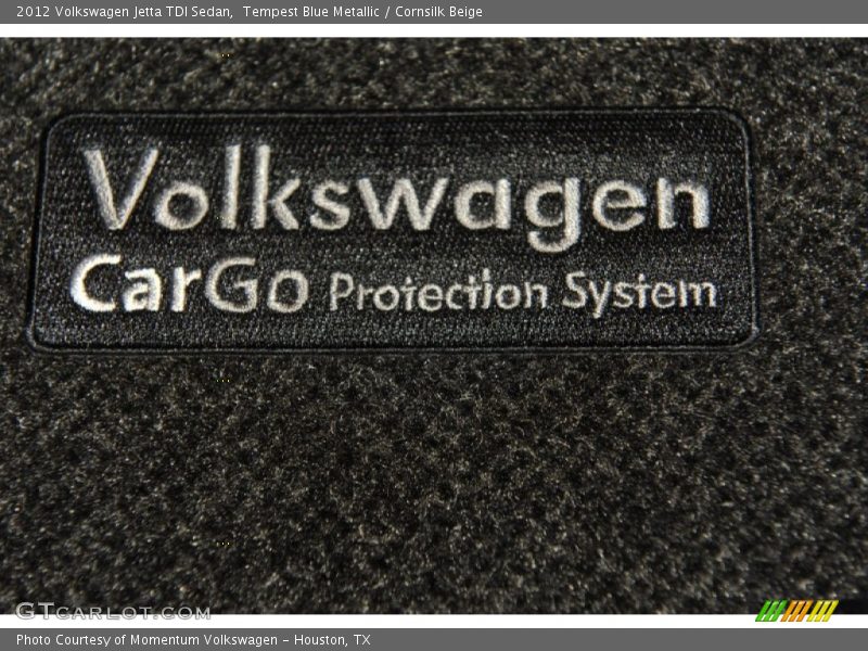 Tempest Blue Metallic / Cornsilk Beige 2012 Volkswagen Jetta TDI Sedan