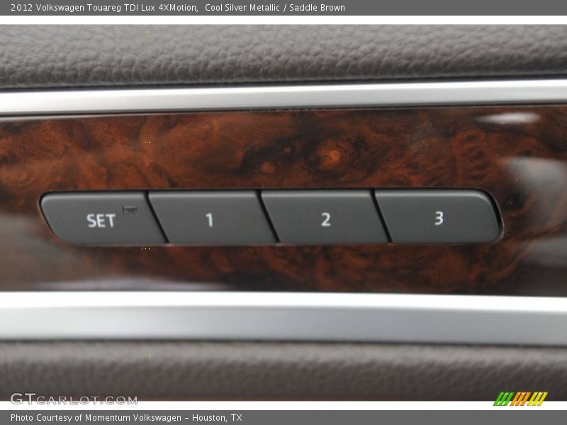 Cool Silver Metallic / Saddle Brown 2012 Volkswagen Touareg TDI Lux 4XMotion