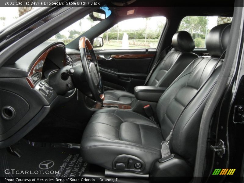  2001 DeVille DTS Sedan Black Interior