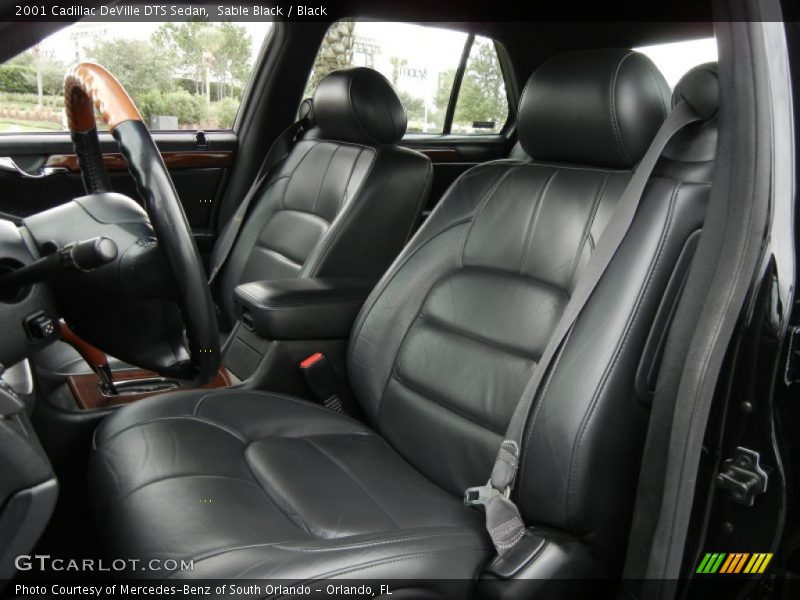  2001 DeVille DTS Sedan Black Interior