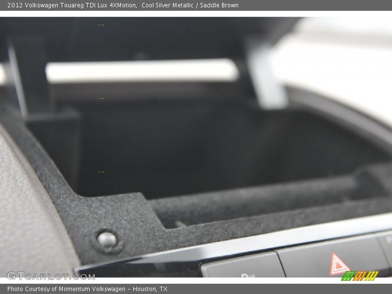 Cool Silver Metallic / Saddle Brown 2012 Volkswagen Touareg TDI Lux 4XMotion