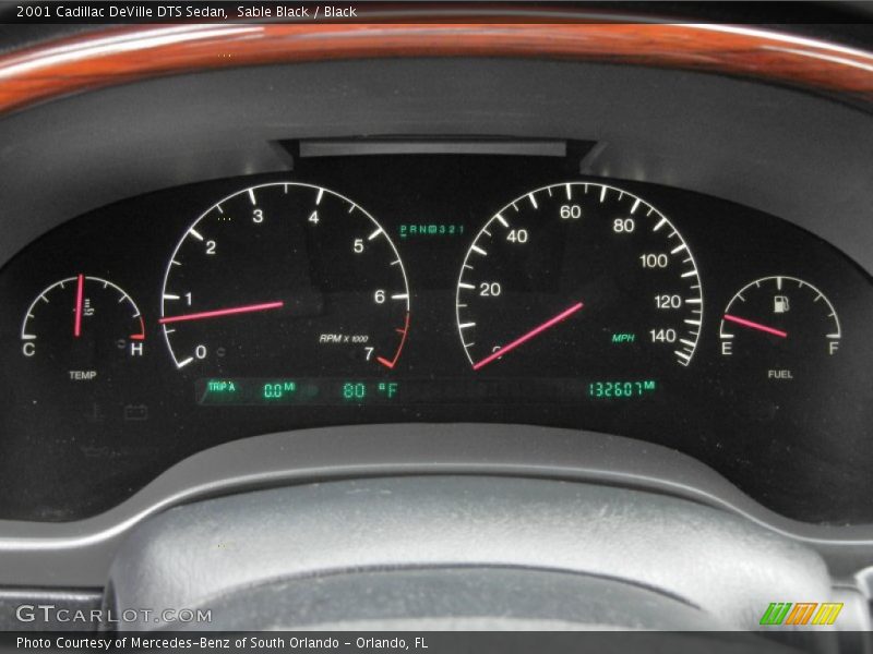  2001 DeVille DTS Sedan DTS Sedan Gauges