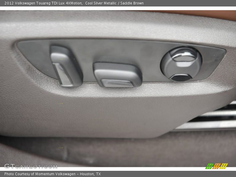Cool Silver Metallic / Saddle Brown 2012 Volkswagen Touareg TDI Lux 4XMotion