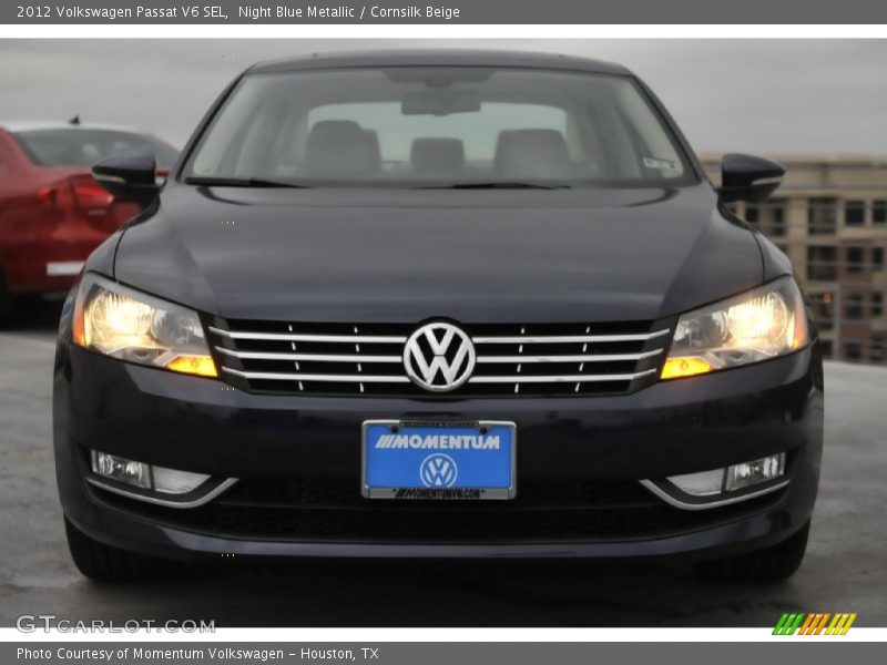 Night Blue Metallic / Cornsilk Beige 2012 Volkswagen Passat V6 SEL
