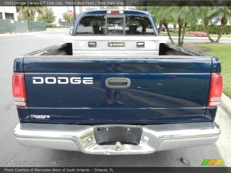 Patriot Blue Pearl / Dark Slate Gray 2001 Dodge Dakota SLT Club Cab