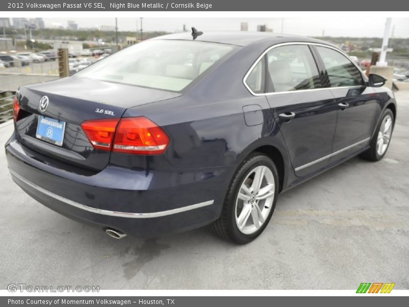 Night Blue Metallic / Cornsilk Beige 2012 Volkswagen Passat V6 SEL