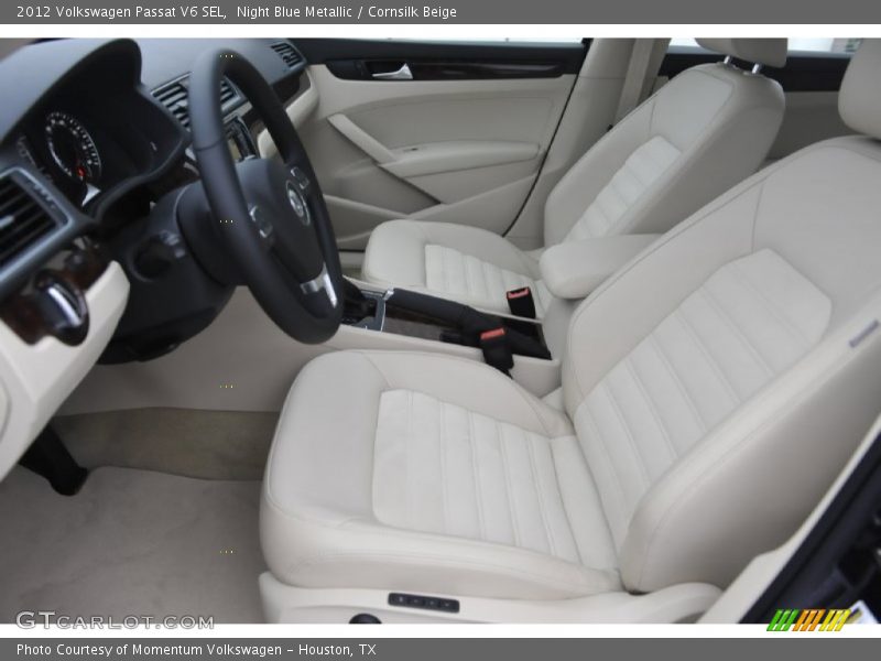  2012 Passat V6 SEL Cornsilk Beige Interior