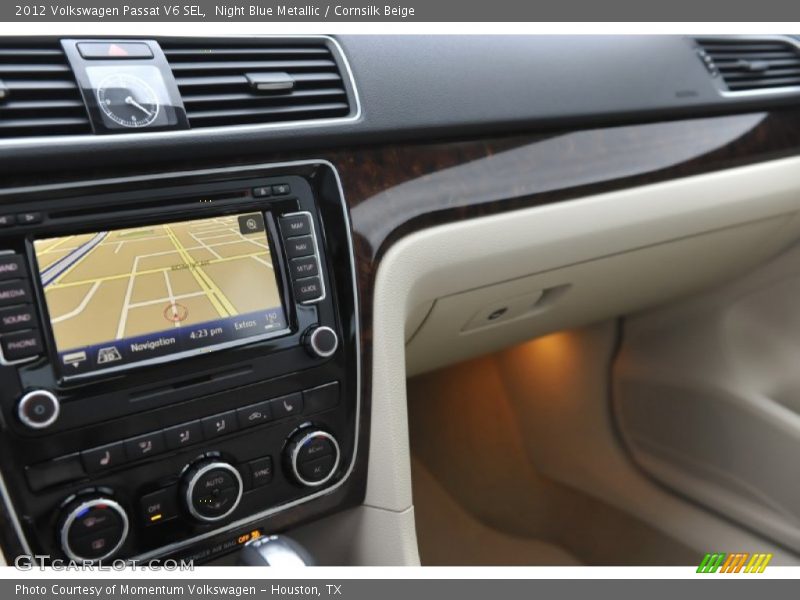 Night Blue Metallic / Cornsilk Beige 2012 Volkswagen Passat V6 SEL