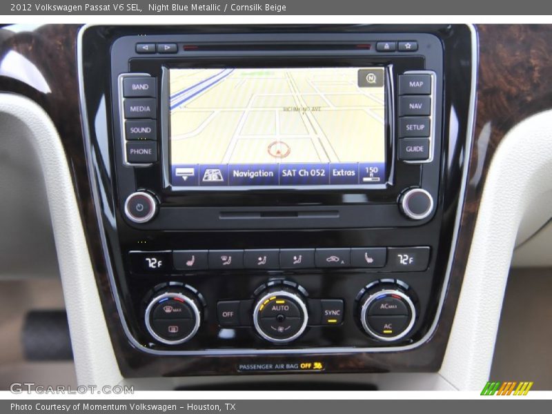 Night Blue Metallic / Cornsilk Beige 2012 Volkswagen Passat V6 SEL