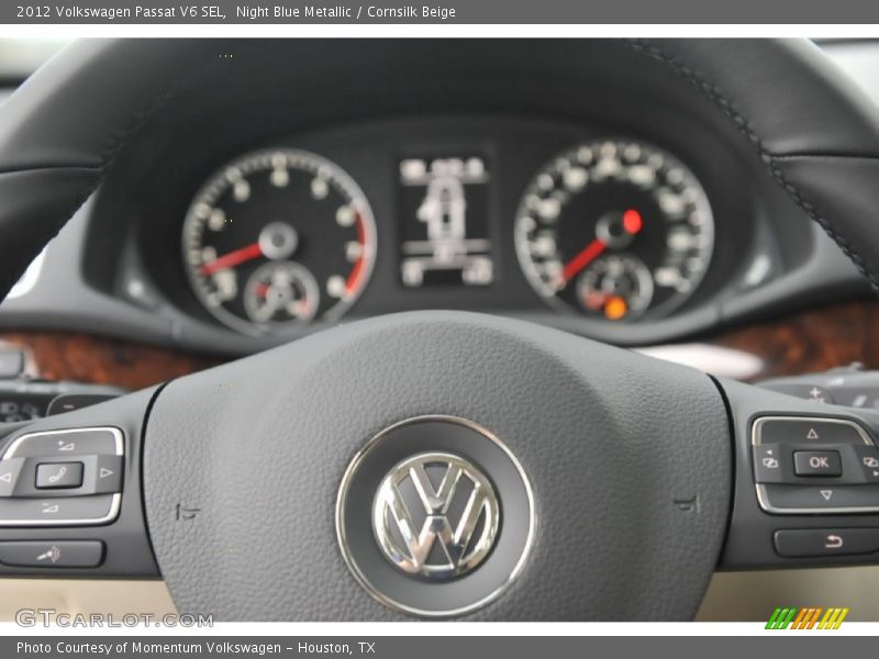 Night Blue Metallic / Cornsilk Beige 2012 Volkswagen Passat V6 SEL