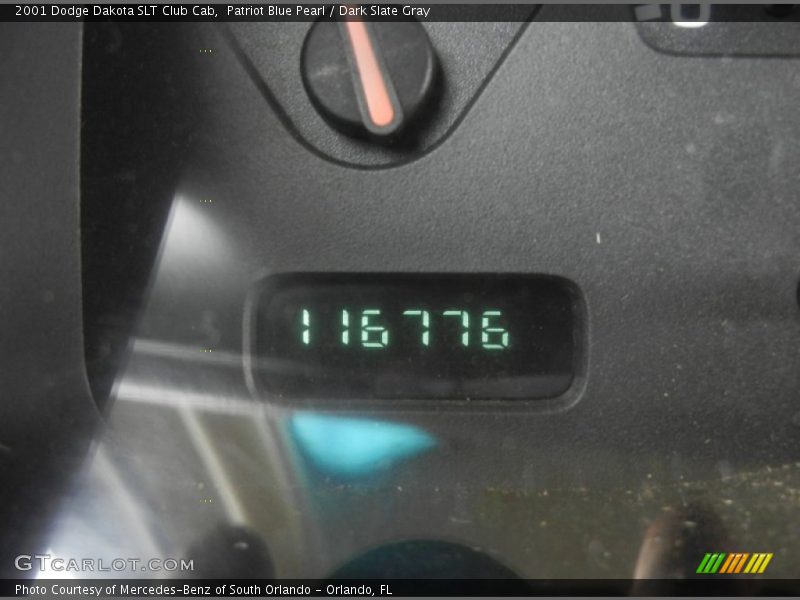 Patriot Blue Pearl / Dark Slate Gray 2001 Dodge Dakota SLT Club Cab