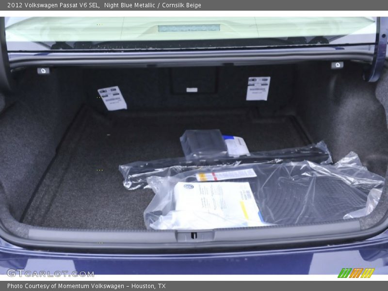 Night Blue Metallic / Cornsilk Beige 2012 Volkswagen Passat V6 SEL